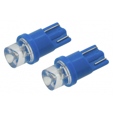 Glühbirne 1 LED 12V T10 blau 2 Stk Glühbirne 1 LED 12V T10 blau 2 Stk