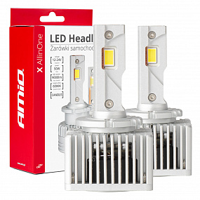 LED-Hauptscheinwerferlampen D1S D3S D8S X AllinOne Canbus 6000K AMIO-03669