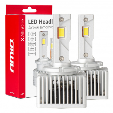 LED-Hauptscheinwerferlampen D1S D3S D8S X AllinOne Canbus 6000K AMIO-03669 LED-Hauptscheinwerferlampen D1S D3S D8S X AllinOne Canbus 6000K AMIO-03669