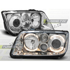 VW BORA 1998-05 FRONTKLARLEUCHTEN ANGEL EYES CHROM