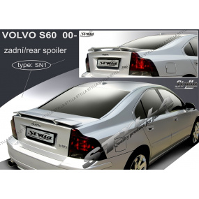 VOLVO S60 Limousine 00+ Heckspoiler. Hauben (EU-Homologation) VOLVO S60 Limousine 00+ Heckspoiler. Hauben (EU-Homologation)