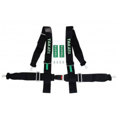 4-Punkt-Sicherheitsgurt 75 mm schwarz mit Takata-Logo