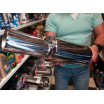 TurboWorks Sportauspuff runde Spitze 100 mm, Einlass 63 mm
