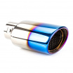 Sport-Edelstahl-Auspuffrohr Titan oval 120x68 mm