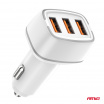 Autoladegerät 2x USB-A + USB-C 32W 12/24V AMiO-03890