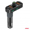 FM-Autotransmitter 2×USB-A 1×USB-C microSD 12V 24V AMIO-04653