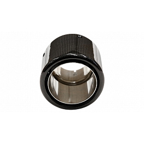 Końcówka tłumika 114mm wejście 70mm Carbon Gloss