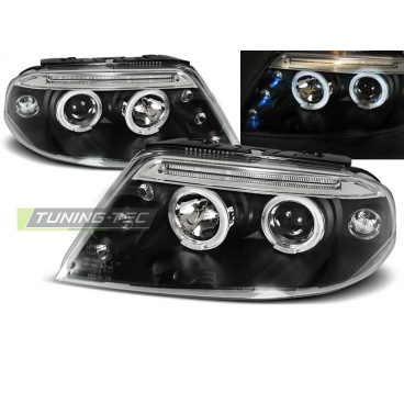 VW Passat 3BG 09.00-03.05 Angel Eyes schwarze klare Vorderlichter