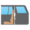 Positionierbares Gitter – Autobarriere