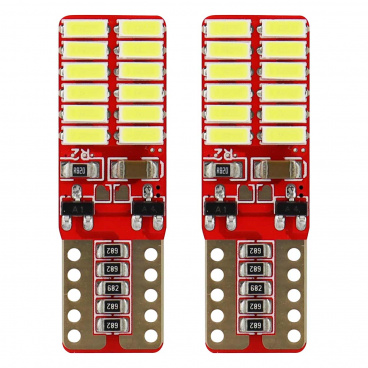 Leuchtmittel 24 SMD LED T10 (W5W) 12V weiß CAN-BUS III - 2 Stk