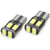 Glühbirnen 6 SMD-2 5730 T10 (W5W) 12V weiß CAN-BUS