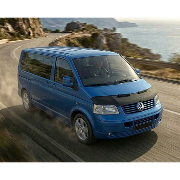 Abdeckung des vorderen Teils der Motorhaube in Schwarz für VW T5 2003-10