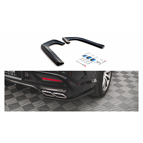 Splitter Mercedes-Benz GLE 63AMG C292 Tył Boczne v.2 Gloss Black