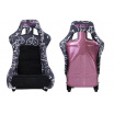 Sportstuhl SLIDE KS2 Premium Schwarz & Spray Graffity Velur Pink Glitter