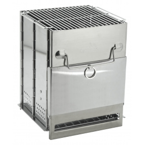 CUBE klappbarer Holzofengrill