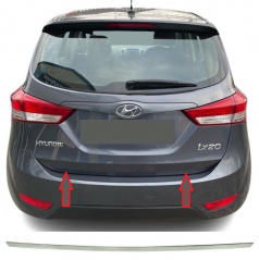 Edelstahlstreifen an der Unterkante des Kofferraums Hyundai ix20 2010-21