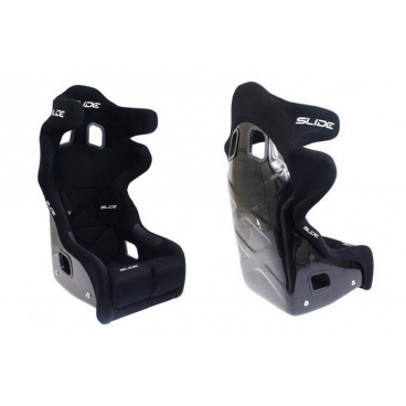 Sportsitz Slide RS7 FIA Wildleder Schwarz