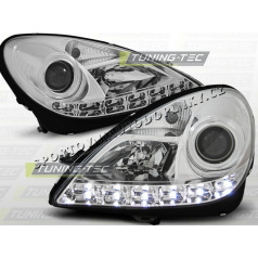 MERCEDES SLK R171 2004-11 FRONT CLEAR LIGHTS DAYLIGHT LED CHROME