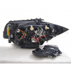 Klare Frontleuchten für BMW 1 E87/E81 2004–07, Angel Eyes, Chrom