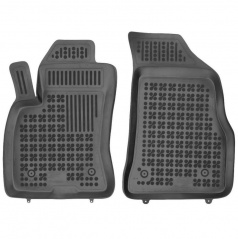 Gummi-Fußmatten, Fiat Doblo II, 2010->, 3-Sitzer, vorne