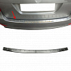 Schutzabdeckung aus Edelstahl für die Heckstoßstange Omtec matt II Škoda Octavia II Facelift Combi 2004-13