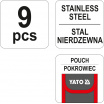 Multifunktionsmesser mit 9 Funktionen, Edelstahl