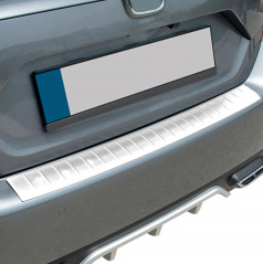 Polierte Edelstahlabdeckung der Oberkante der hinteren Stoßstange Honda Civic 2016-2021