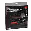 Carbon-Spoiler zum Aufkleben mit integriertem rotem LED-Licht, 12 V, 120 cm