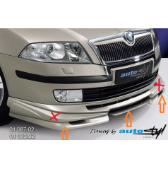 Škoda Octavia II Spoiler unter dem Frontspoiler – zum Lackieren