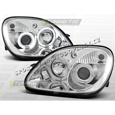 MERCEDES SLK R170 1996–04 FRONT CLEAR LIGHTS ANGEL EYES CHROMEAuto & Motorrad: Teile, Auto-Ersatz- & -Reparaturteile, Karosserieteile!