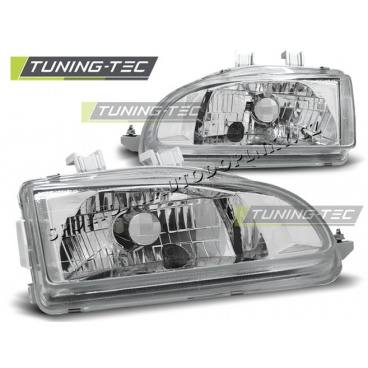 Honda Civic 09.1991-08.1995 2D/3D-Frontscheinwerfer, klar, verchromt