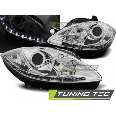 Klare Vorderleuchten für den Seat Leon 2009–13, Tageslichtchrom