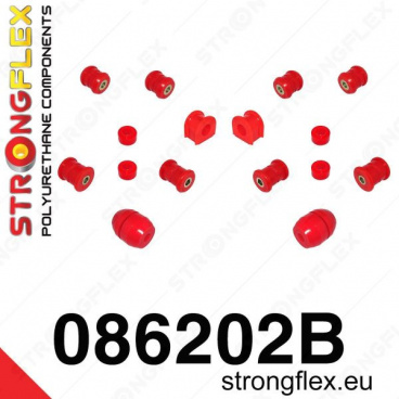 Honda Prelude 1992-96 StrongFlex Satz Silentblöcke für die Vorderachse, nur 16 Stück Honda Prelude 1992-96 StrongFlex Satz Silentblöcke für die Vorderachse, nur 16 Stück