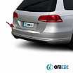 Kantenabdeckung der hinteren Stoßstange aus gebürstetem Edelstahl Omtec VW Passat 2010-15 Kombi