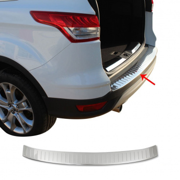 Edelstahl poliert Omtec Heckstoßstange Ford Kuga II 2013+ Edelstahl poliert Omtec Heckstoßstange Ford Kuga II 2013+