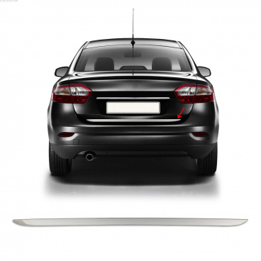 Edelstahl-Kofferraumkantenleiste Renault Fluence 2010-21 Edelstahl-Kofferraumkantenleiste Renault Fluence 2010-21
