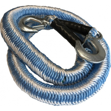 Elastisches Abschleppseil mit 2 Karabinern 1450-2500 kg