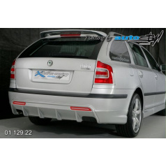 Škoda Octavia II Heckstoßstangendiffusor mit Seitenspoilern für Lackierung – Kombi