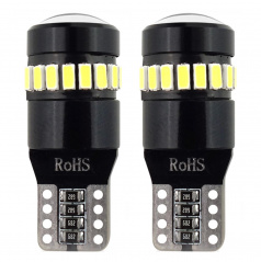 Glühbirne 18 SMD 3014 + 1SMD 1SMD T10 W5W Weiß 12V / 24V CANBUS