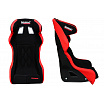 Sportsitz Bimarco Hamer PRO Velours Rot-Schwarz FIA