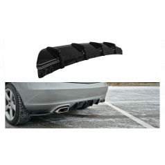 Hinterer Diffusor Mercedes-Benz SLK R172 Glänzend Schwarz