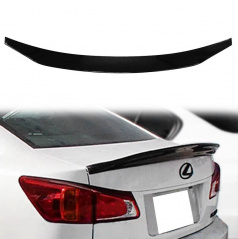 Hinterer Spoiler Lexus IS II MK2 Glänzend Schwarz ABS