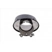 Endrohr 150x90mm Eingang 76mm Carbon Gloss