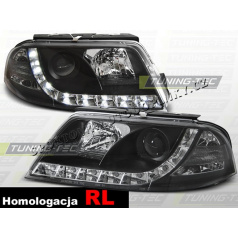 VW PASSAT 3BG 2000–05 FRONT CLEAR LIGHTS DAYLIGHT LED BLACKVehicle Parts & Accessories, Car Parts, External Lights & Indicators!