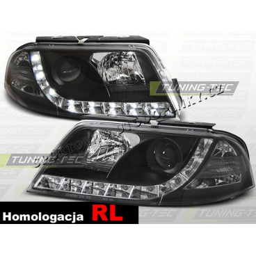 VW PASSAT 3BG 2000–05 FRONT CLEAR LIGHTS DAYLIGHT LED BLACKVehicle Parts & Accessories, Car Parts, External Lights & Indicators!