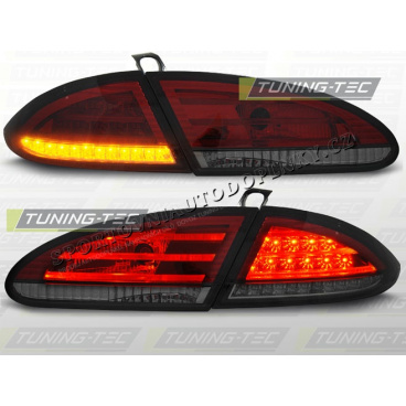 SEAT LEON 2005-09 RED SMOKE LED-HINTERLEUCHTEN SEAT LEON 2005-09 RED SMOKE LED-HINTERLEUCHTEN