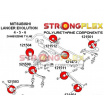Mitsubishi Lancer Evolution Evo IV-V-VI StrongFlex Sport kompletter Satz Silentblöcke 26-tlg