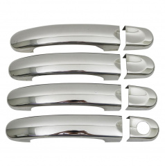 Edelstahl-Kurbelabdeckungen Omtec VW Transporter T5, T6, Caddy, Touran 8-tlg