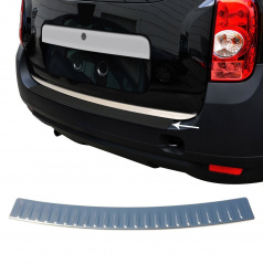 Edelstahl polierte hintere Stoßstangenabdeckung Omtec Dacia Duster 2010-18