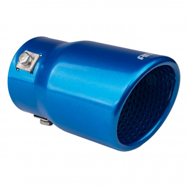 Endrohr aus blauem Edelstahl AMIO-04072